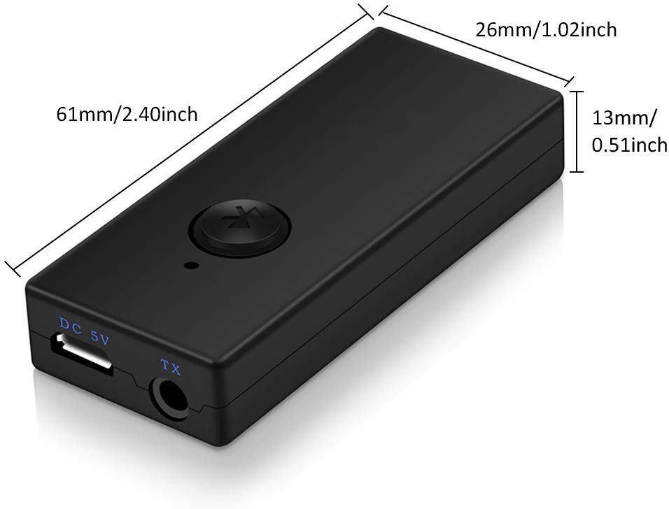 E302 TX8 Bluetooth Receiver Adapter Audio Transmitter 1 for 1 Bluetooth 3.0 EDR Class2 TV Audio Transmitter Bluetooth Audio Adapter for Music Streaming Sound System Audio Other Audio Equipment on Caro...