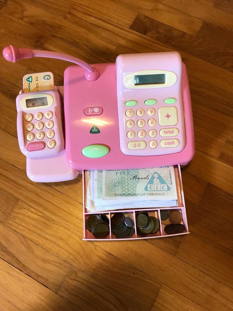 elc cash register pink
