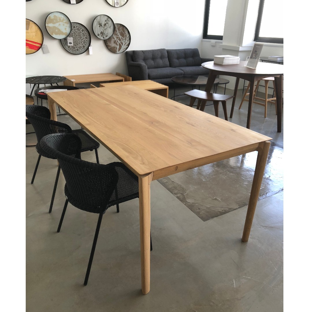 Ethnicraft Oak Bok Dining Table - 180cm, Furniture, Tables ...