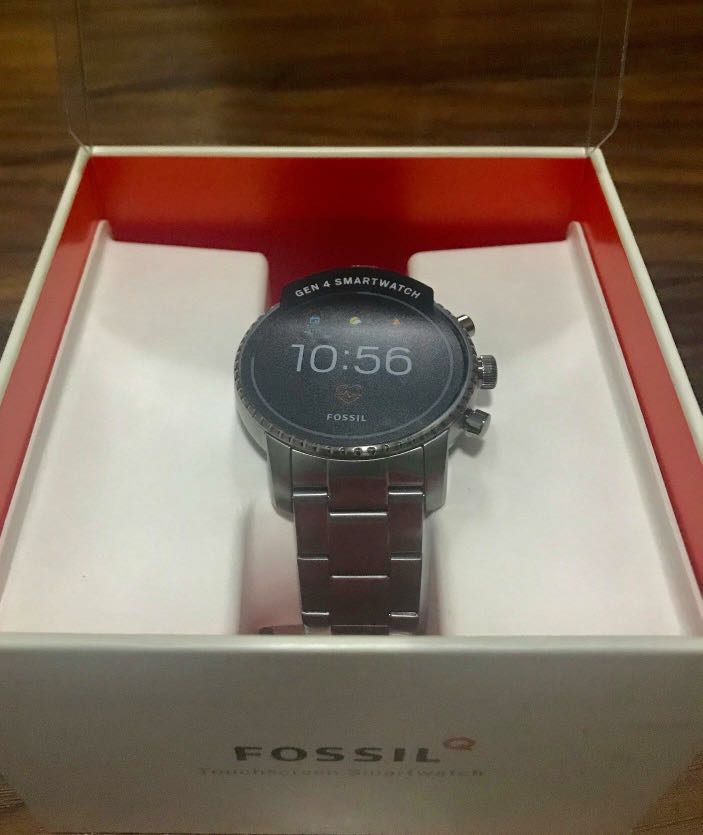 fossil explorist hr smoke stainless steel Cinosural International School