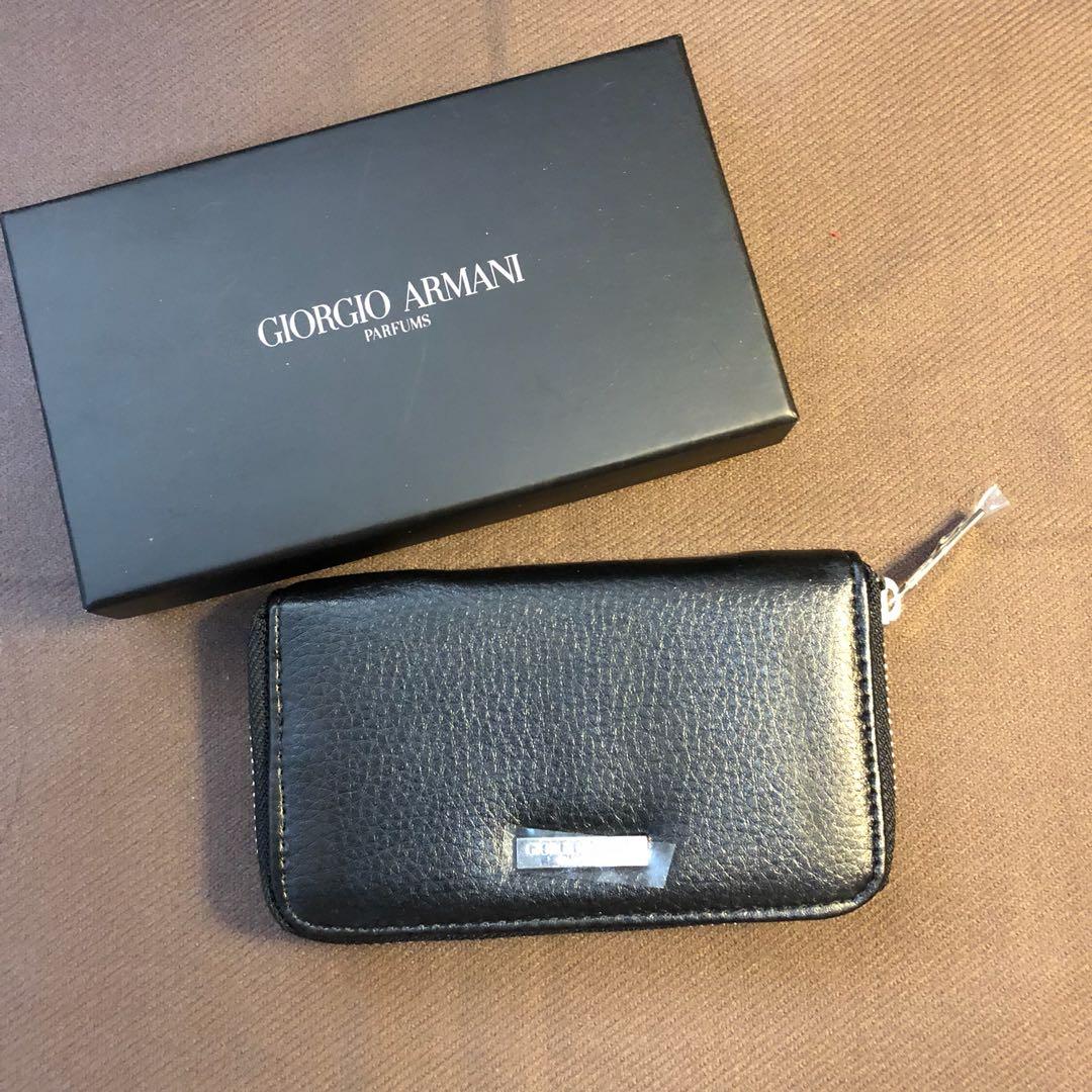 Giorgio Armani card holder/ key holder/ wallet, Women's Fashion, Bags &  Wallets, Wallets & Card holders on Carousell