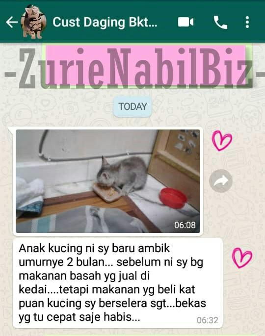 Kami jual DAGING KISAR dan HOMEMADE WETFOOD untuk haiwan - wet food
untuk kucing