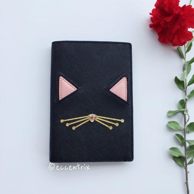 Kate spade cat passport discount holder