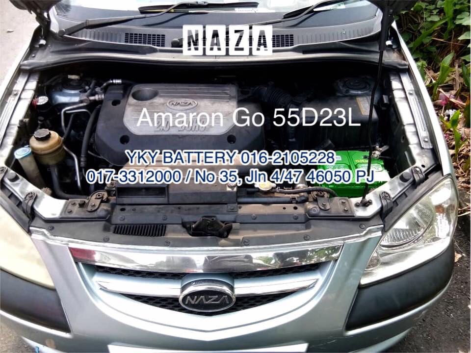 Kereta Bateri Naza Amaron Go 55d23l Auto Accessories On Carousell