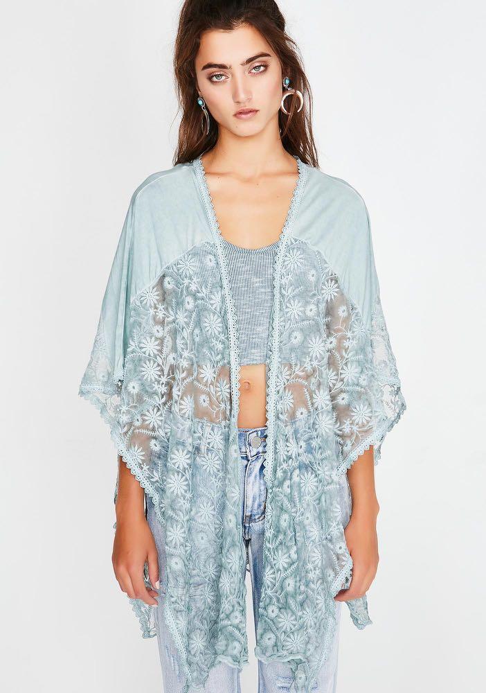 lace kimono jacket