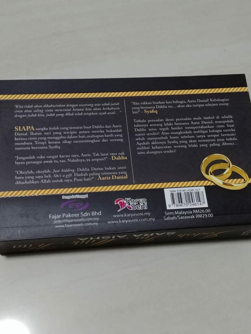 Novel Melayu Malay Novel Jodoh Itu Milik Kita Books Stationery Fiction On Carousell