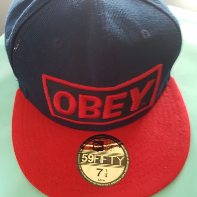 obey blue cap