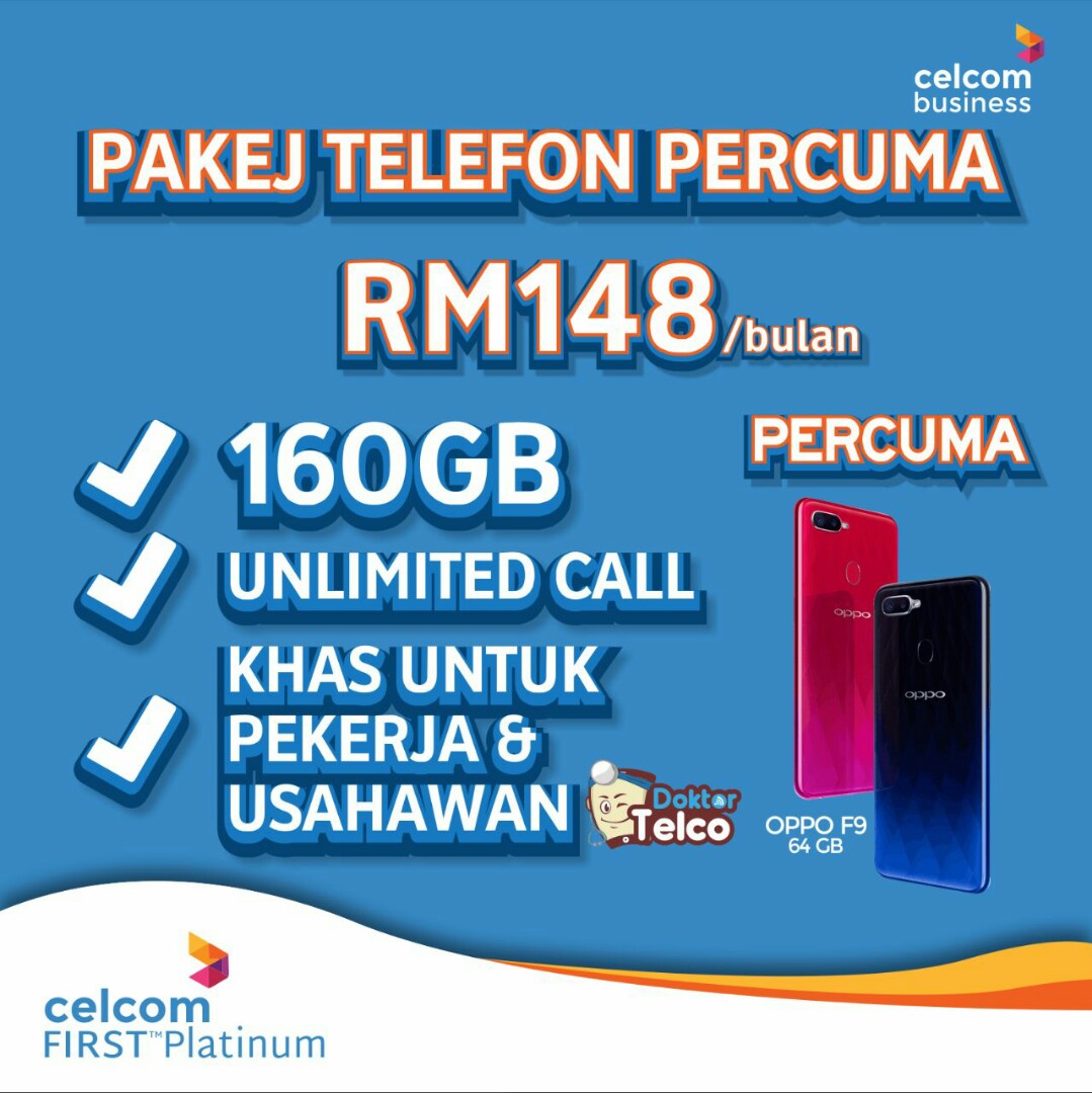 Percuma Oppo F9 Celcom Biz Plan Mobile Phones Tablets Android Phones Oppo On Carousell