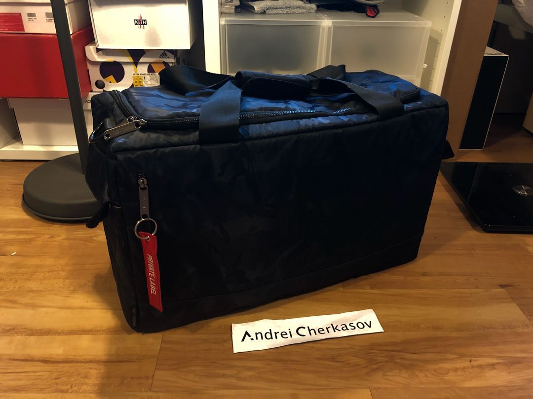 Private Label NYC Limited Edition Blue Bomber duffle, Men's Fashion