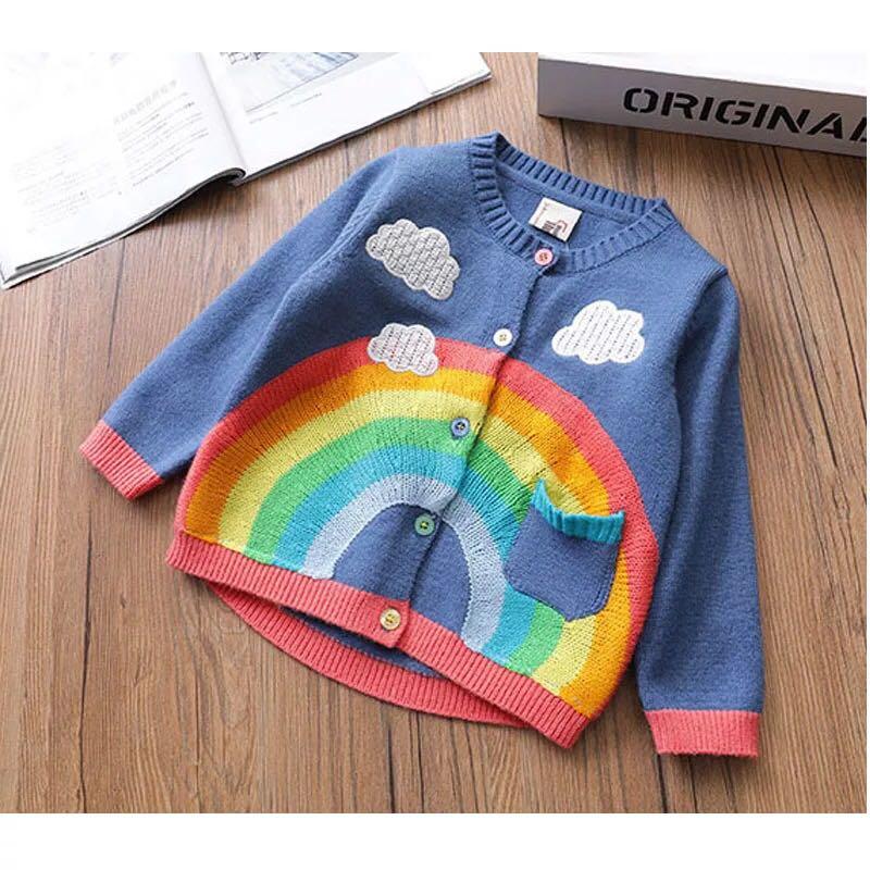 rainbow cardigan kids