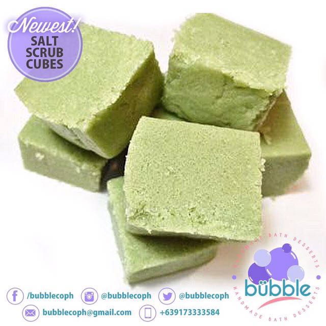 Salt Scrub Cubes, Health & Nutrition, Health Supplements, Health Food ...
