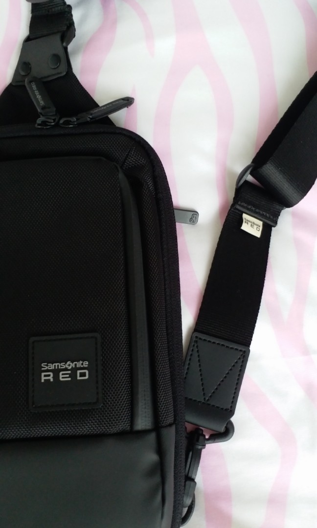 Samsonite red cadiaz sling bag clearance