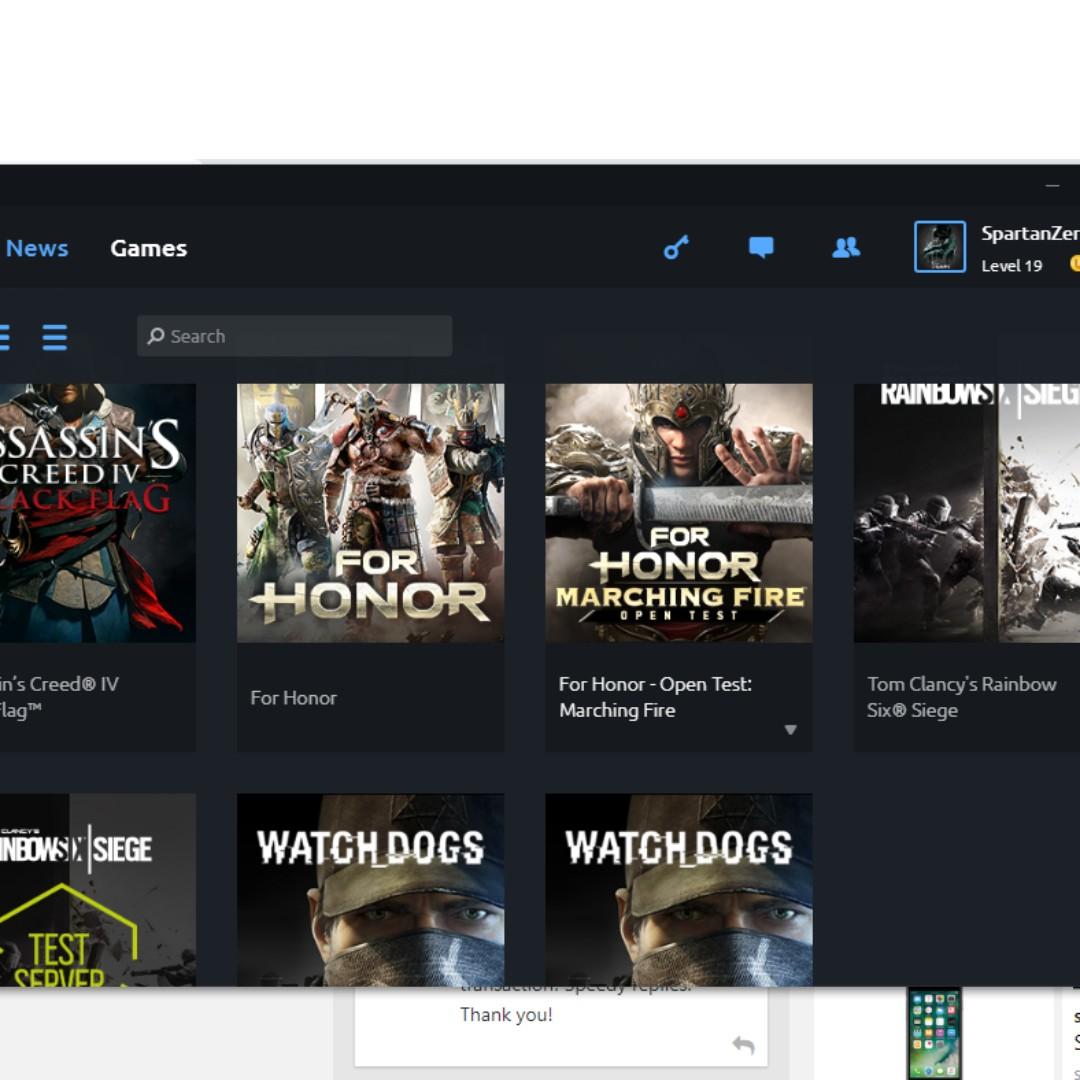 Rainbow six siege account, Video Gaming, Gaming Accessories, Game Gift