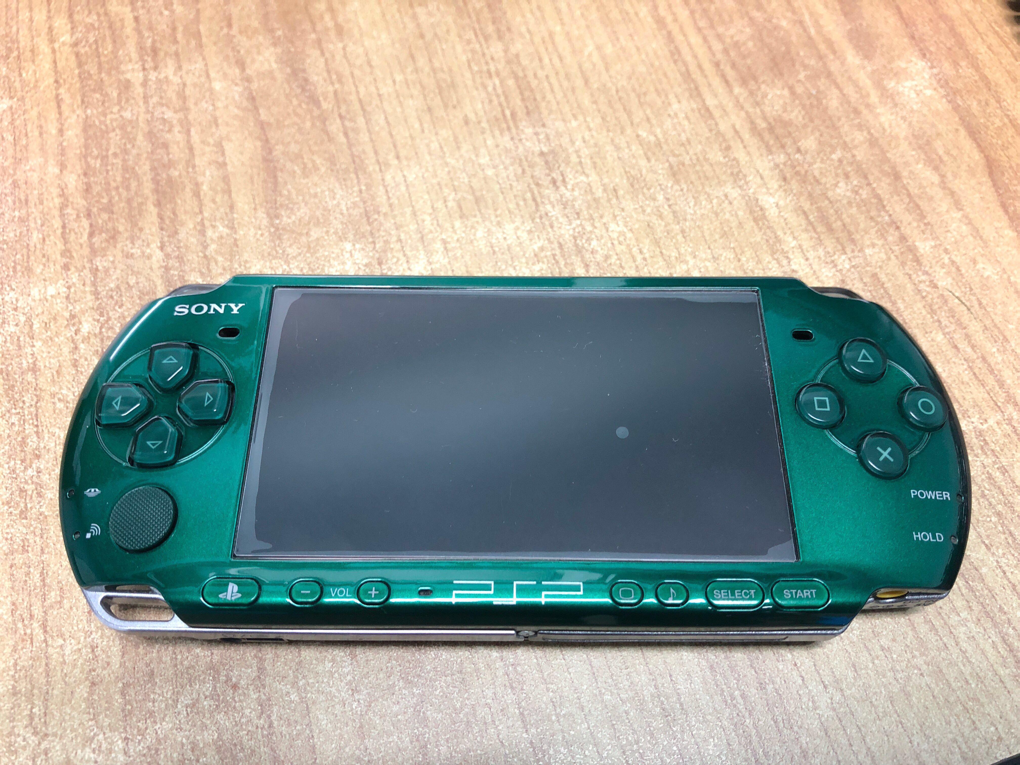 Sony Psp 3000 Metallic Green Modified Toys Games Video Gaming Consoles On Carousell