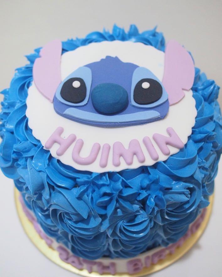 Stitch cake, Food & Drinks, Baked Goods on Carousell