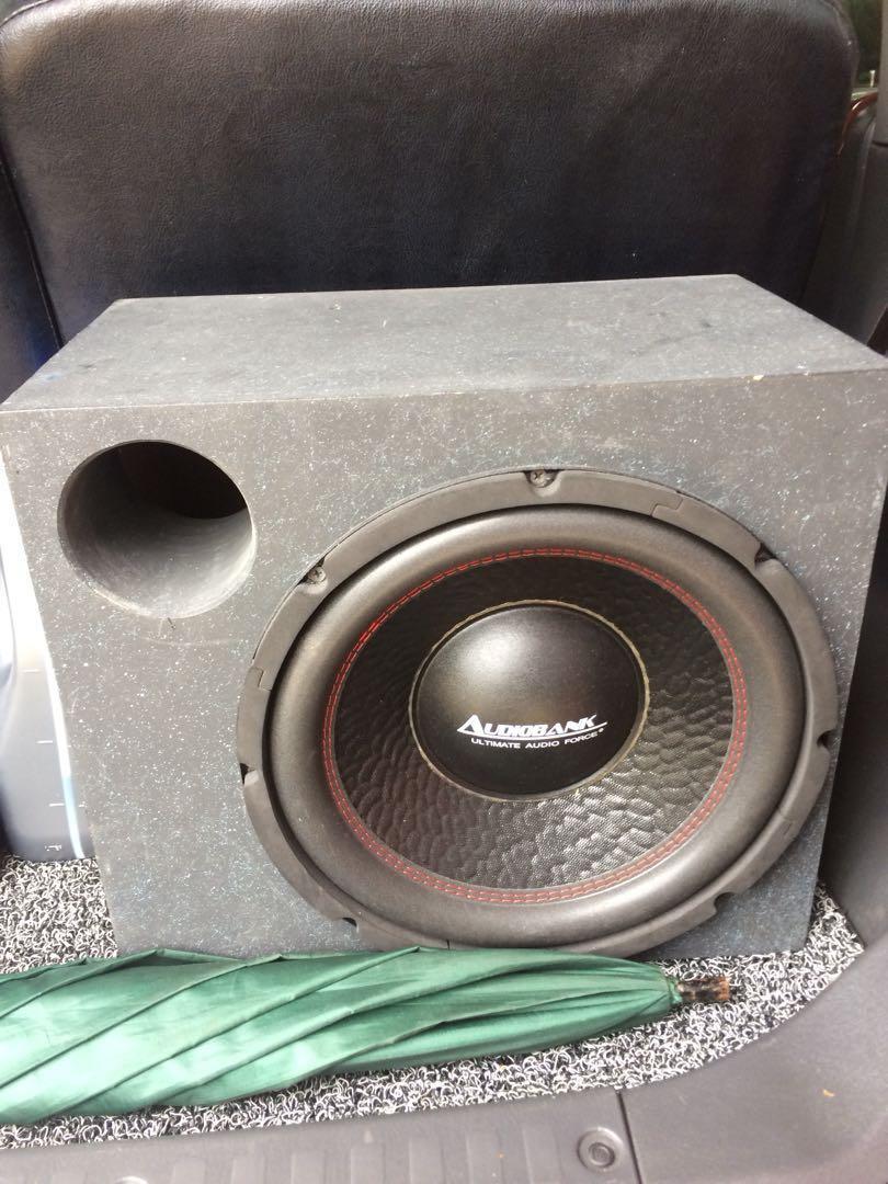 audiobank 12 inch subwoofers
