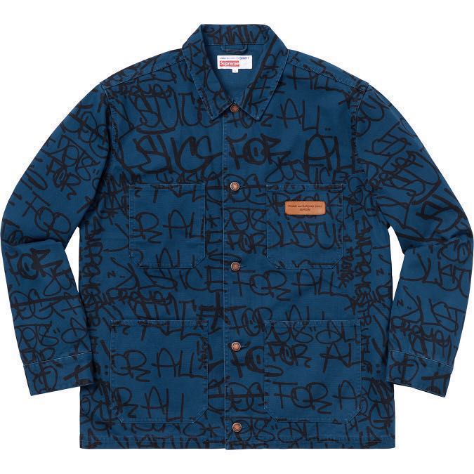 supreme cdg chore coat