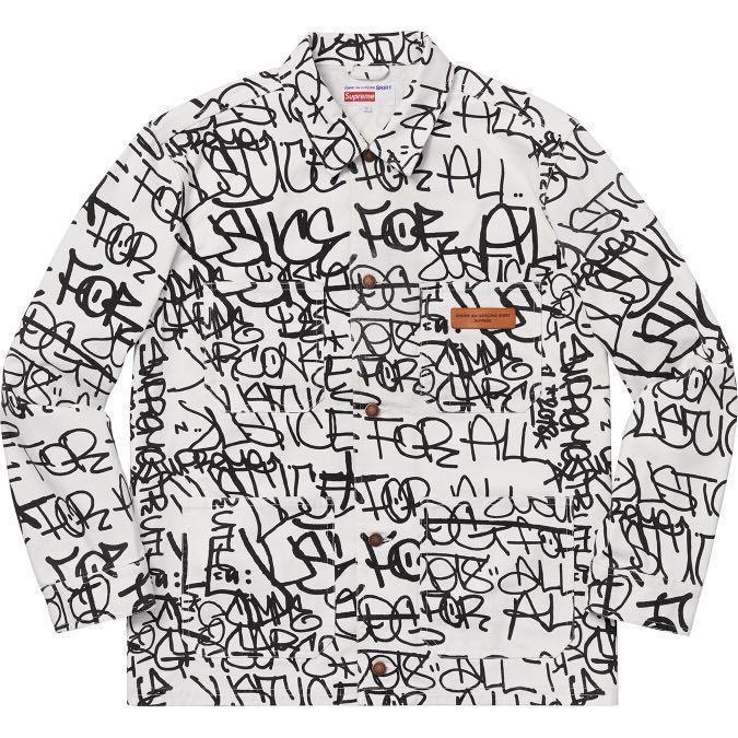 supreme cdg chore coat