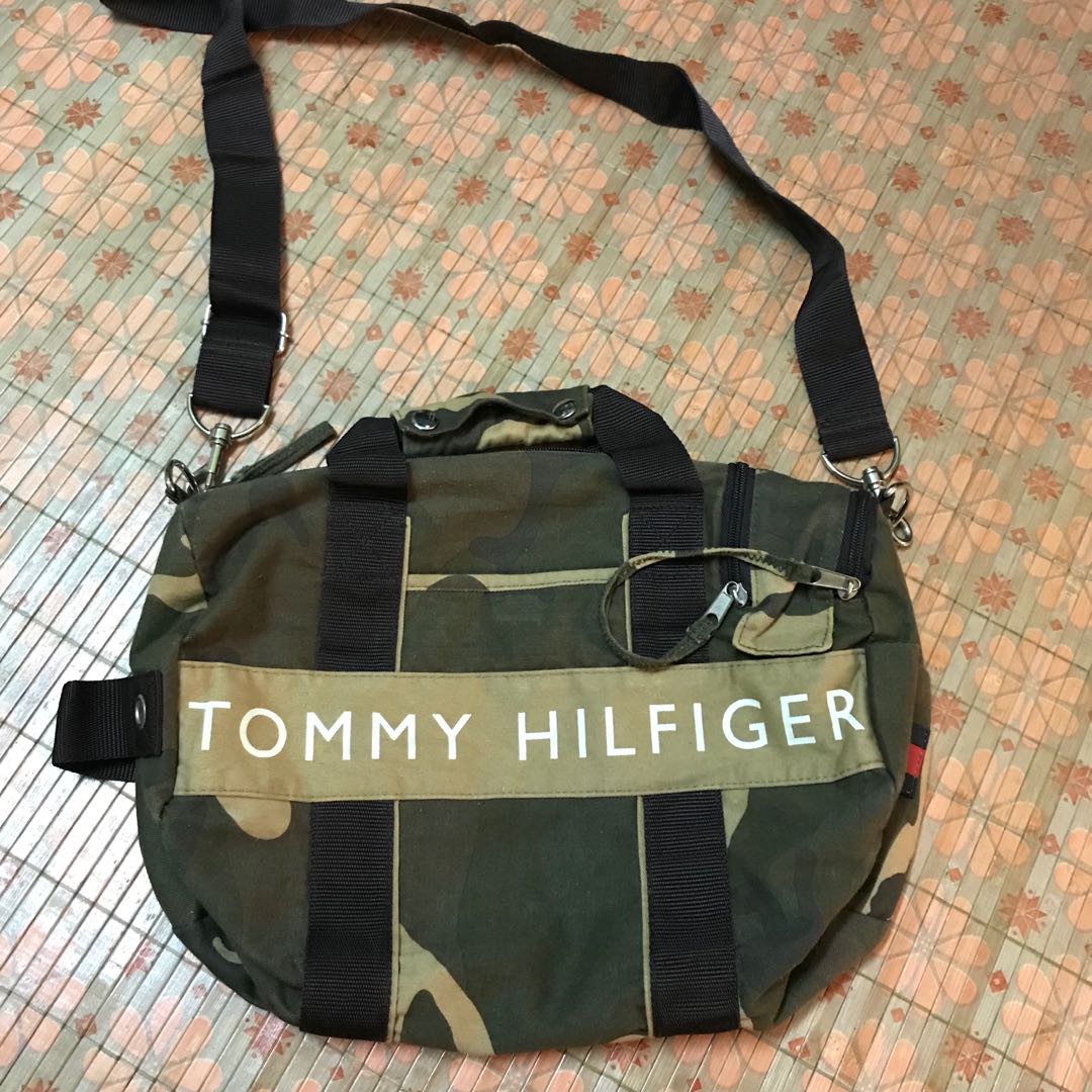 tommy hilfiger camo duffle bag off 63 