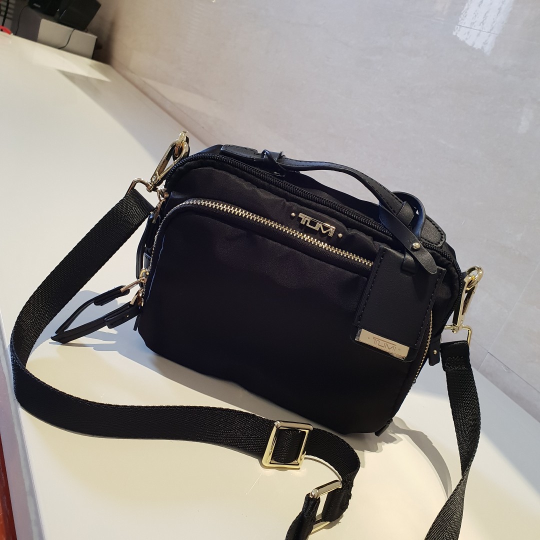 Tumi nylon crossbody outlet bag