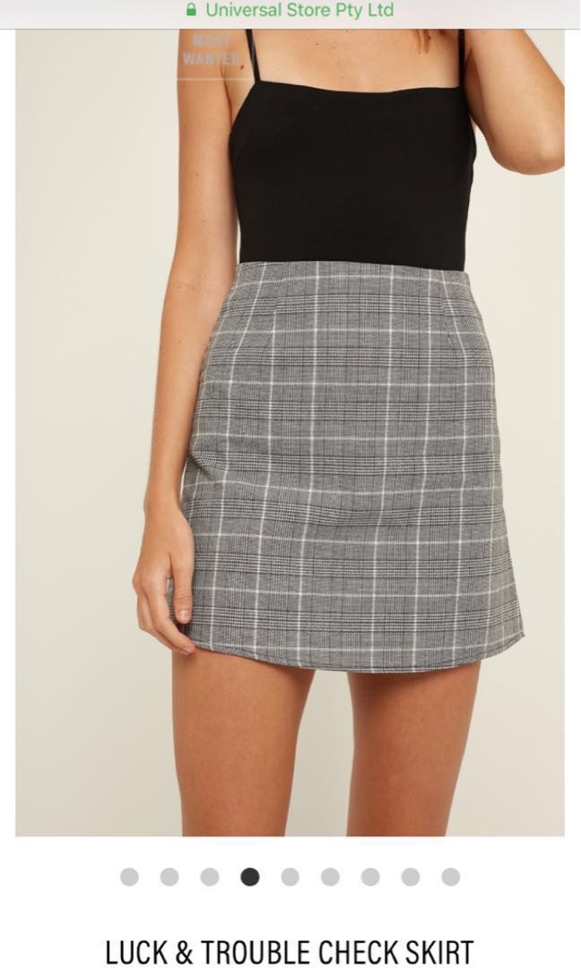 Universal store luck and trouble skirt 