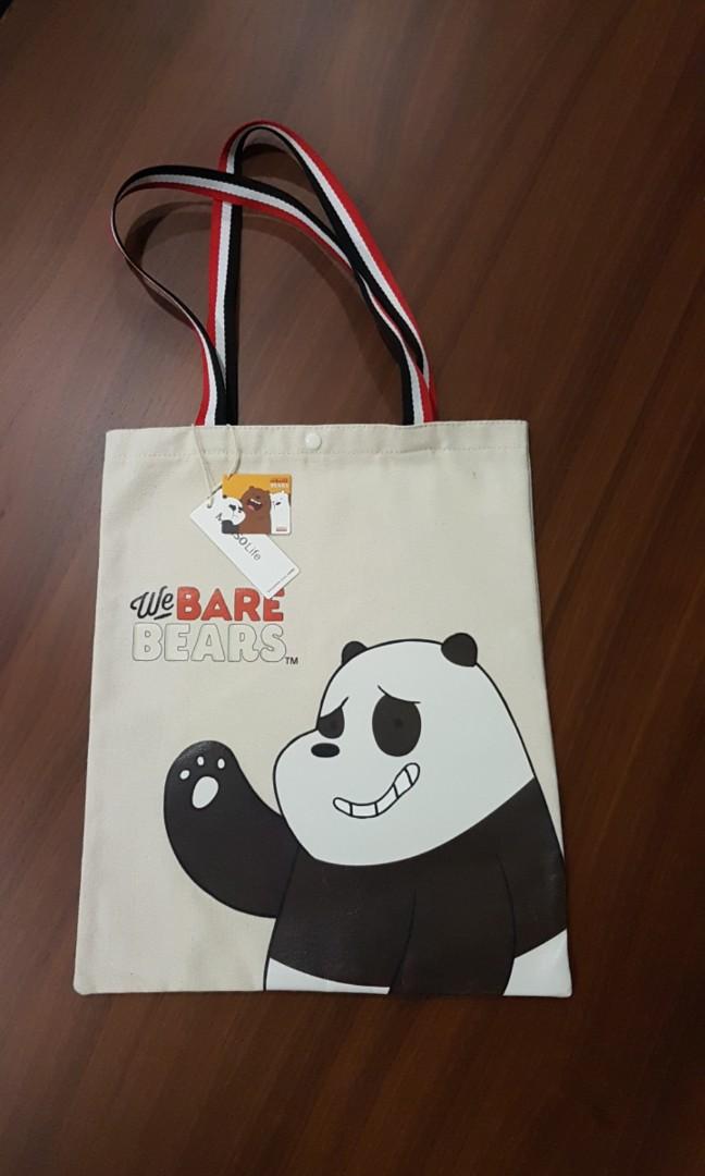 tote bag miniso we bare bears