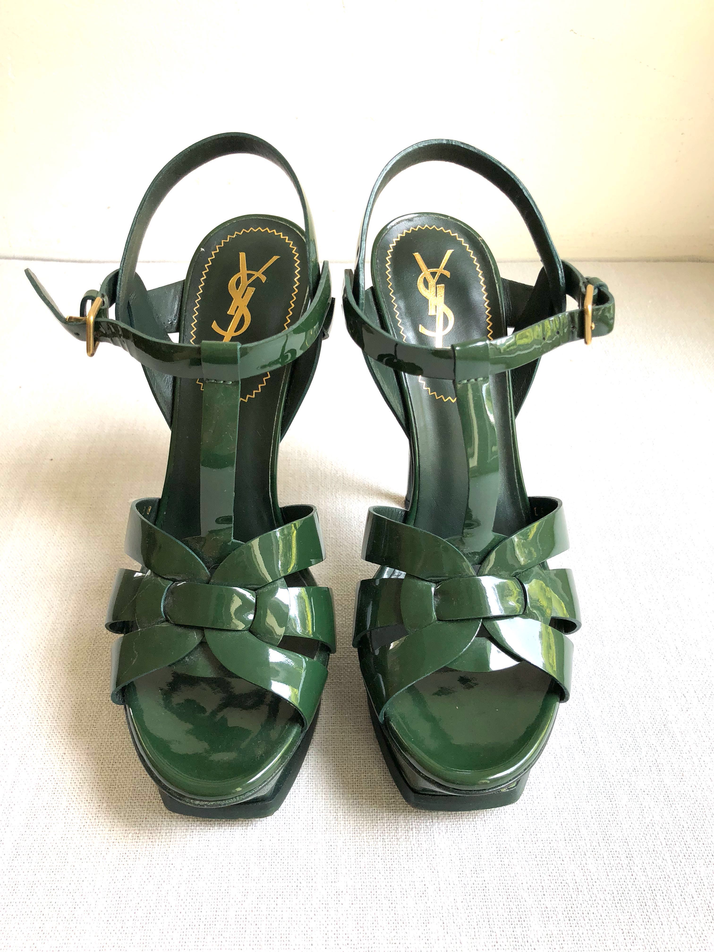 Saint laurent classic hotsell tribute 105 sandals