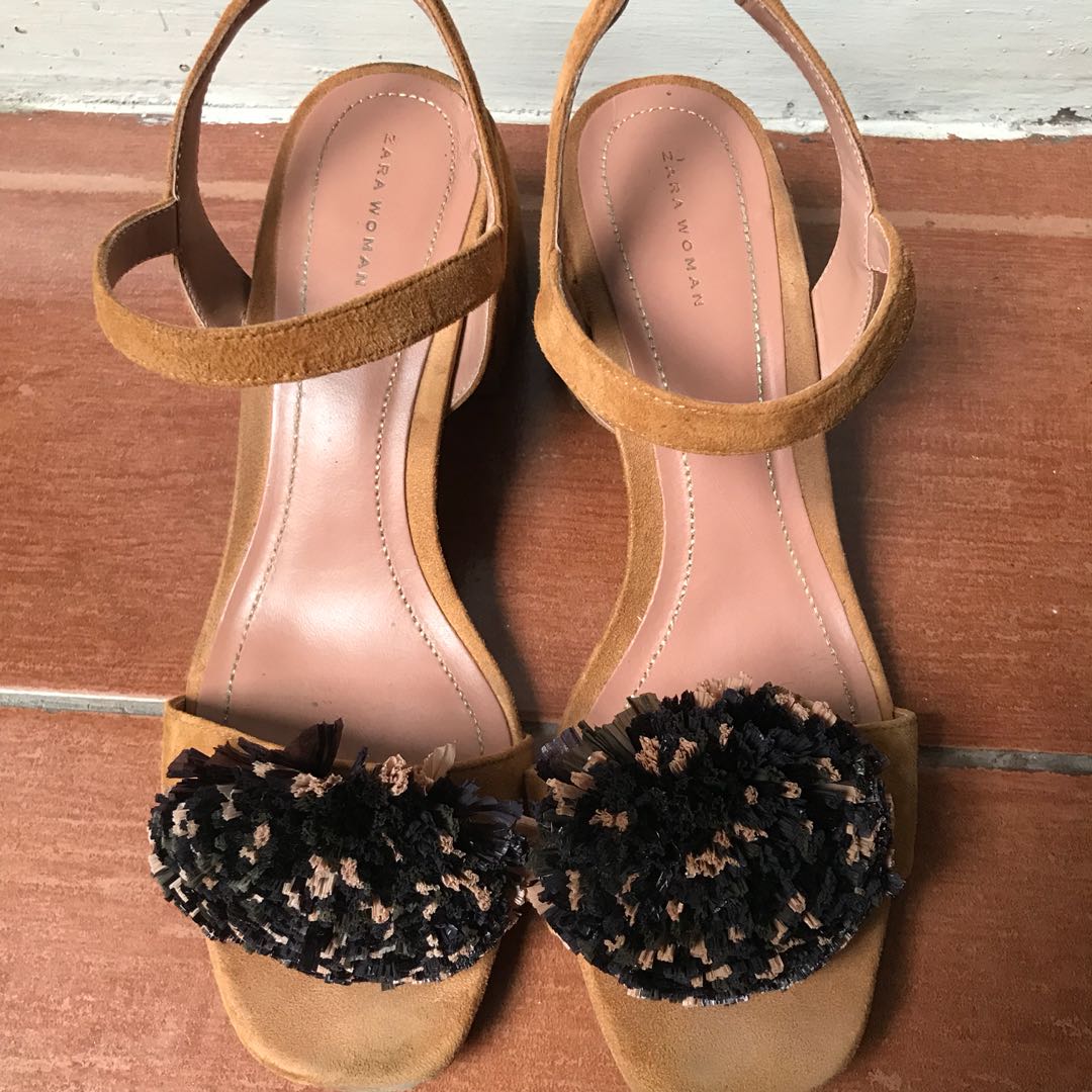 zara flower shoes