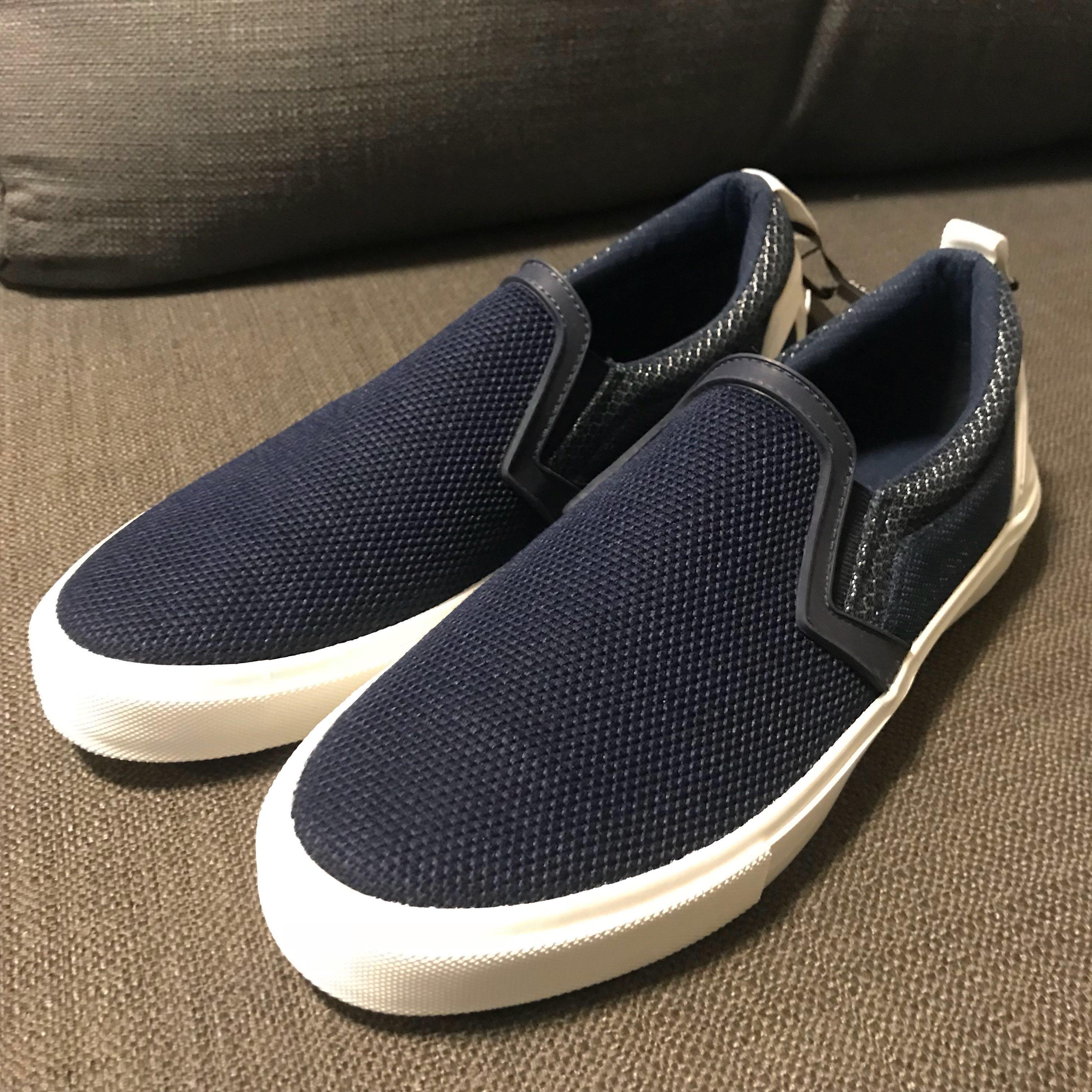 zara slip on trainers