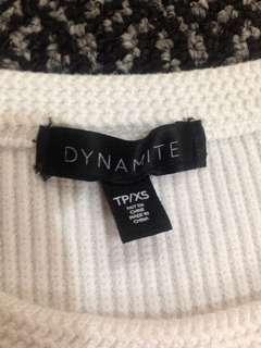 DYNAMITE KNIT SWEATER
