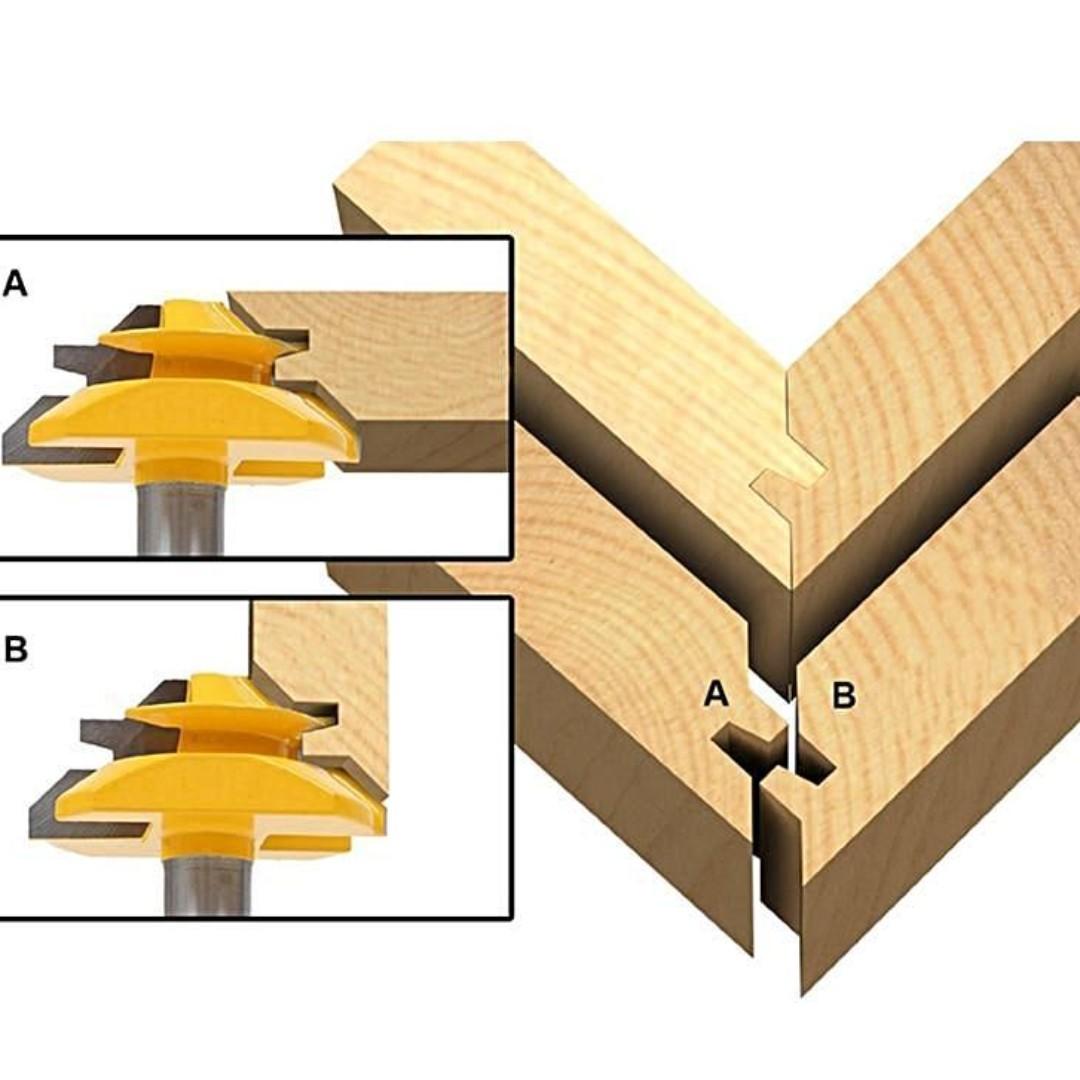 Sale 45 Lock Miter Router Bit Design Craft Craft Supplies