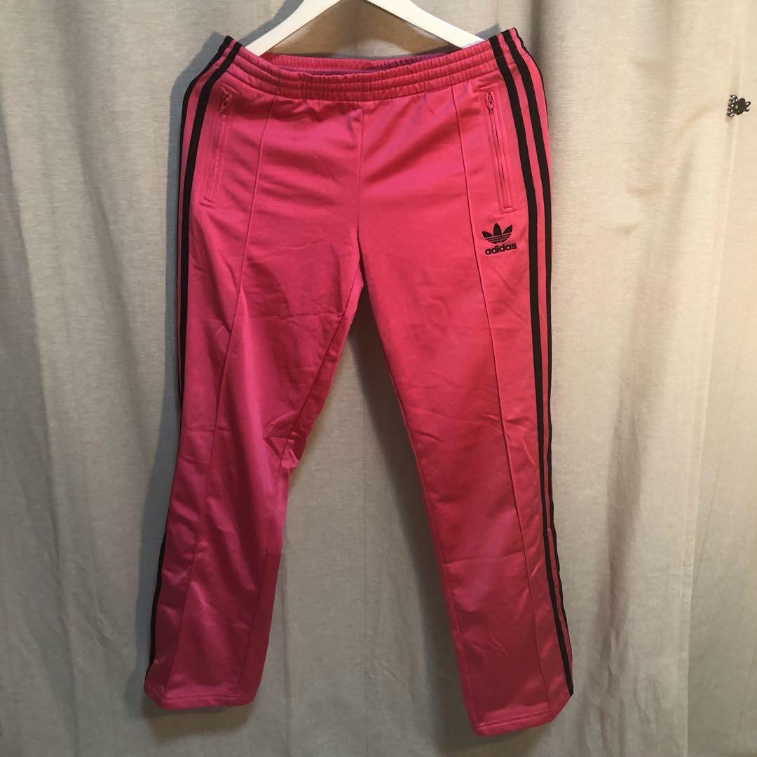 adidas pink trousers