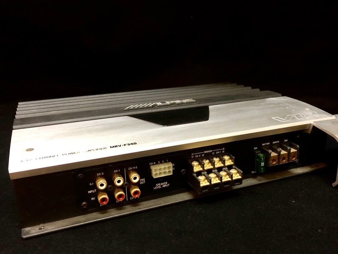 Alpine MRVF340 V12 series car amplifier, Auto Accessories on Carousell