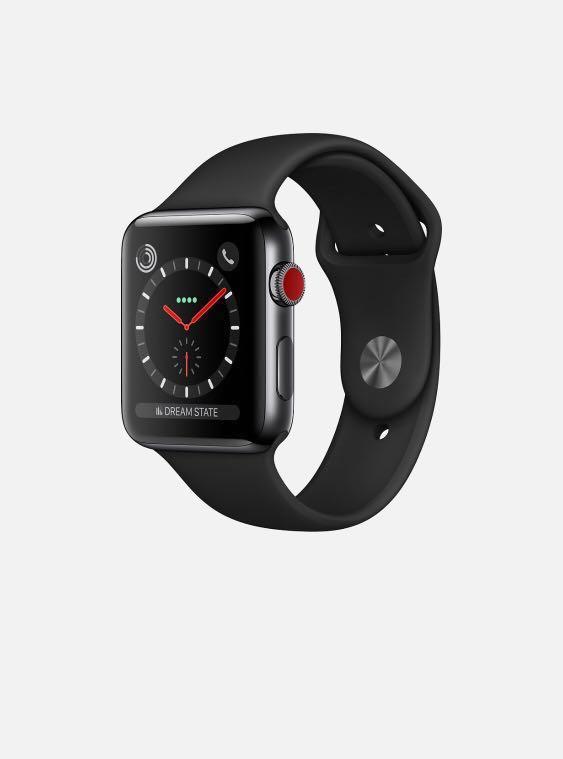 Apple Watch Series 3 Stainless Steel Lte 42mm Electronics Others On Carousell
