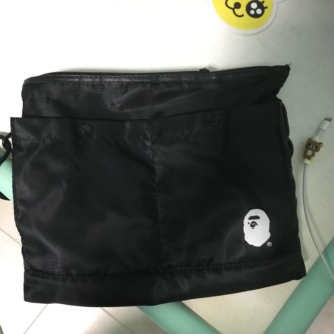 Bape nylon sales sling bag