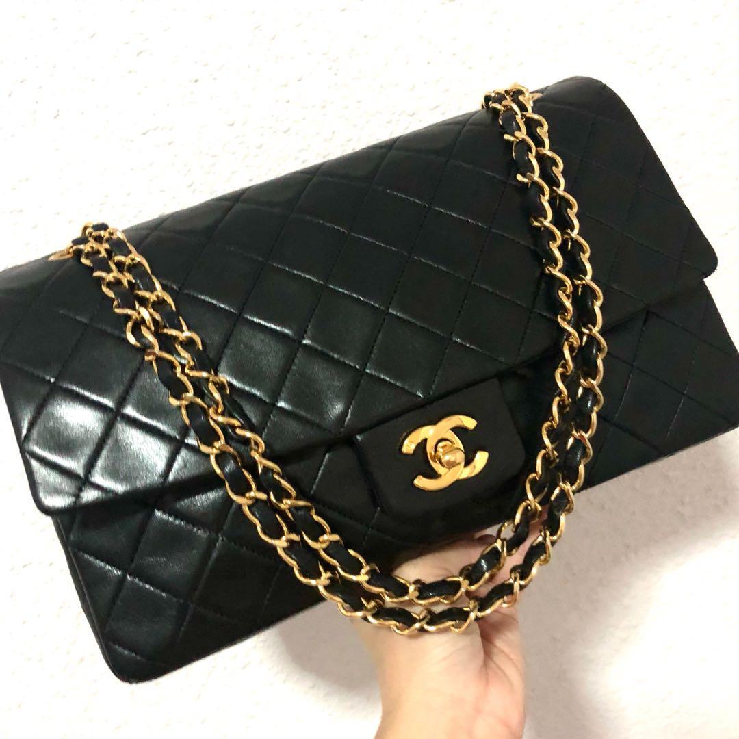 Chanel classic flap 24k gold cheap