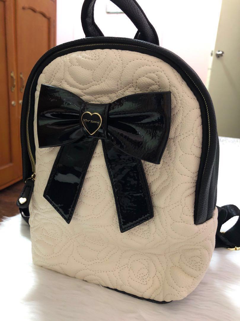 Betsey johnson bow backpack shop