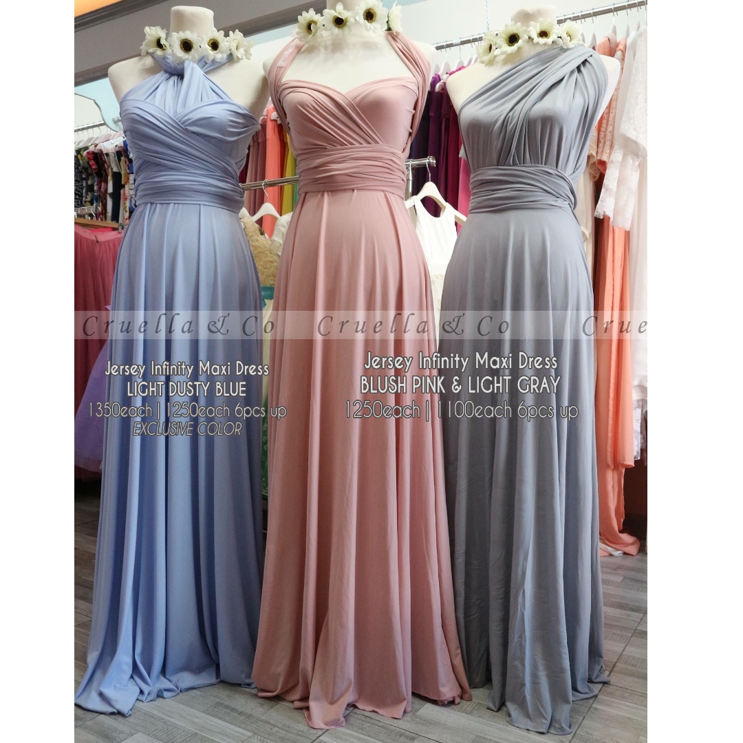 jersey infinity dress