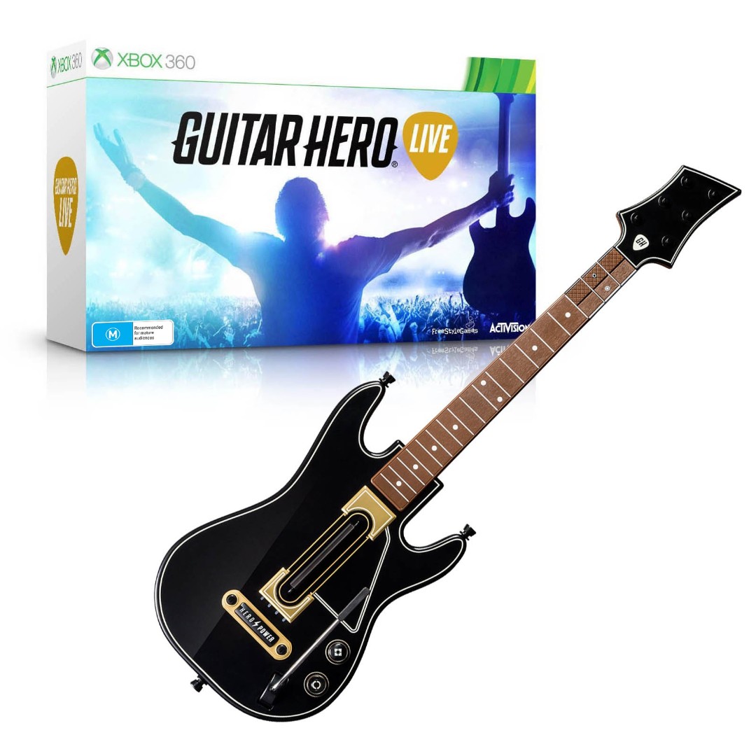 Brand New Sealed Microsoft Xbox 360 Xbox360 X Box Guitar Hero Live Guitar Controller Gaming Console Toys Games Video Gaming Gaming Accessories On Carousell