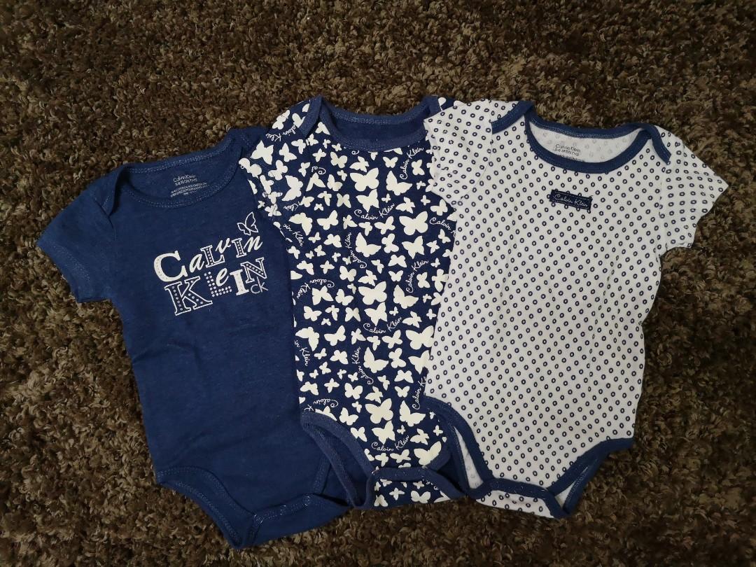 calvin klein baby girl onesies