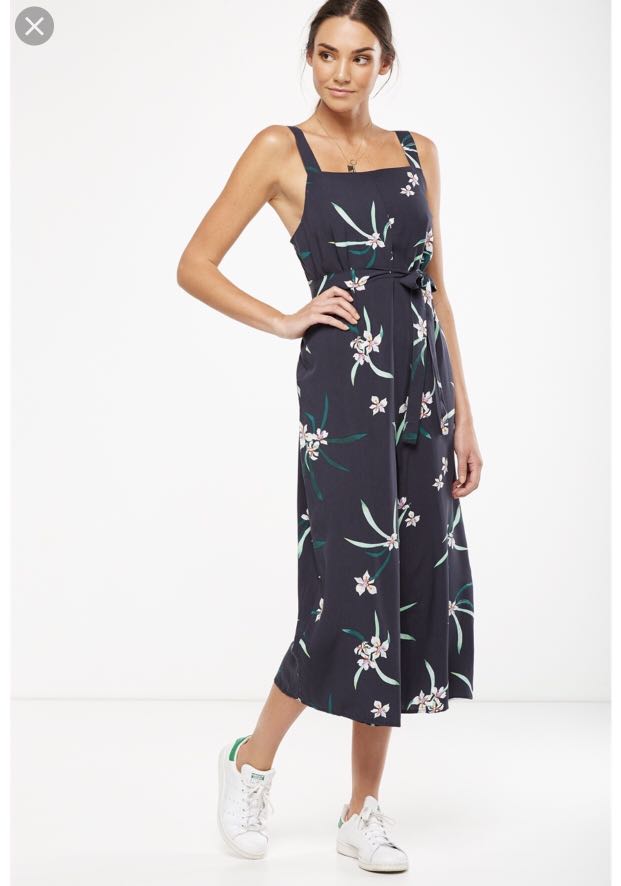 cotton culotte jumpsuit