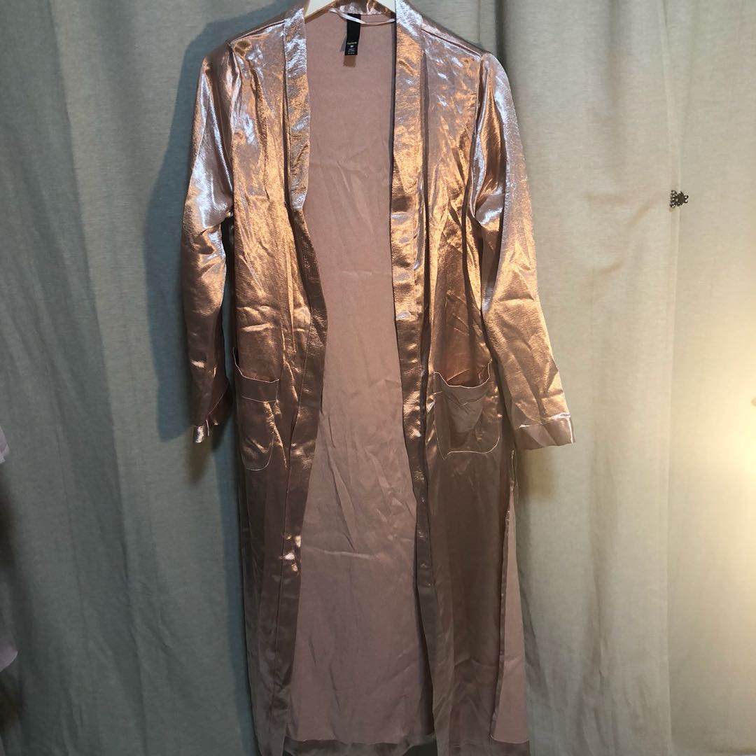 satin cardigan