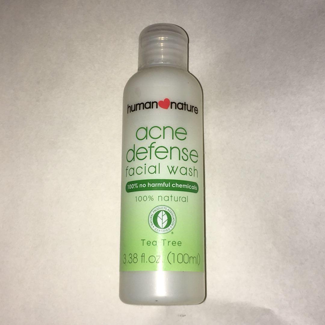 human nature tea tree facial wash
