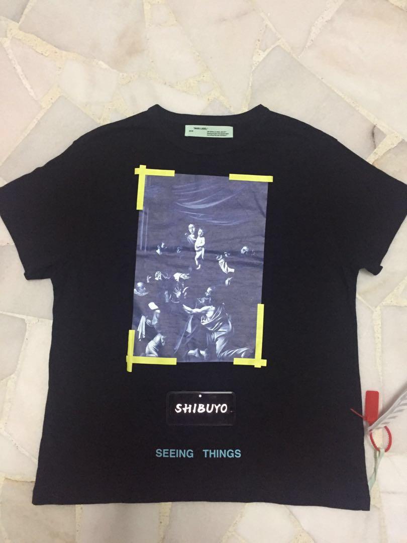 off white caravaggio tee