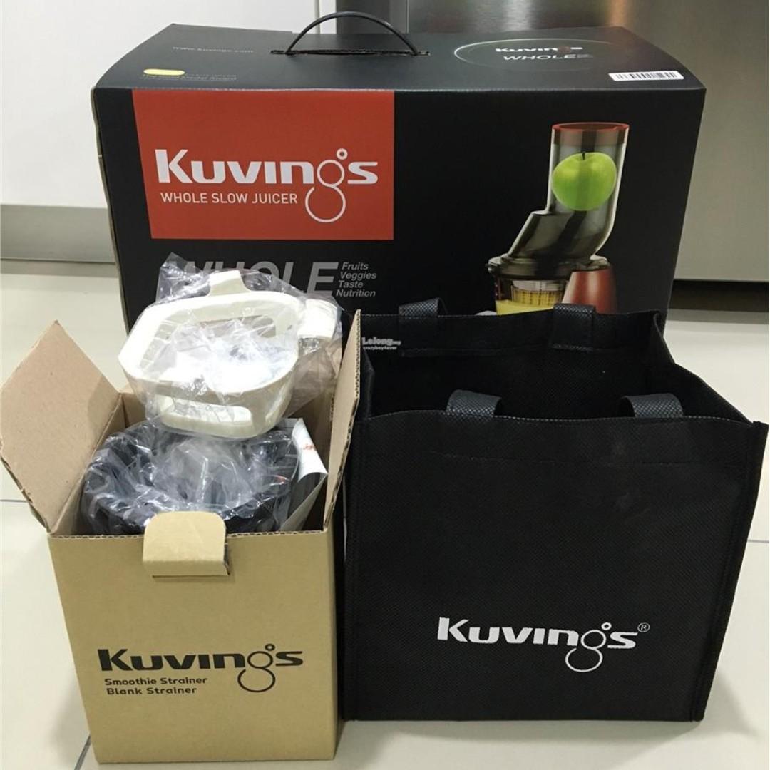 Kuvings Whole Slow Juicer 6000 (NS621CBS2 white), TV & Home Appliances