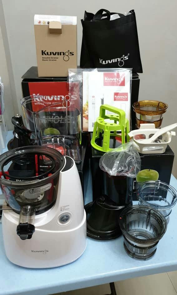 Kuvings Whole Slow Juicer 6000 (NS621CBS2 white), TV & Home Appliances