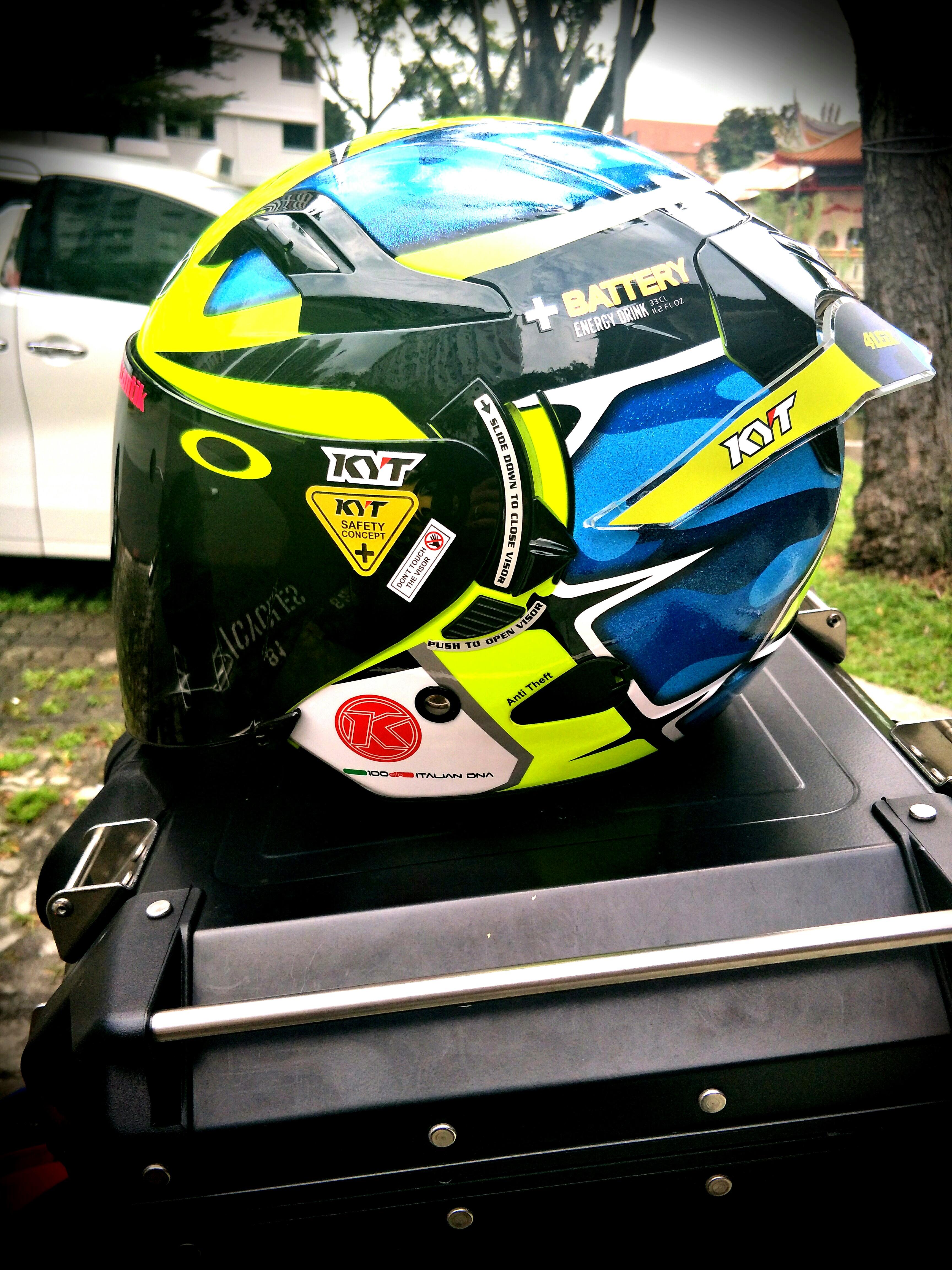 KYT helmet add ons NOT inclusive of helmet Motorcycles