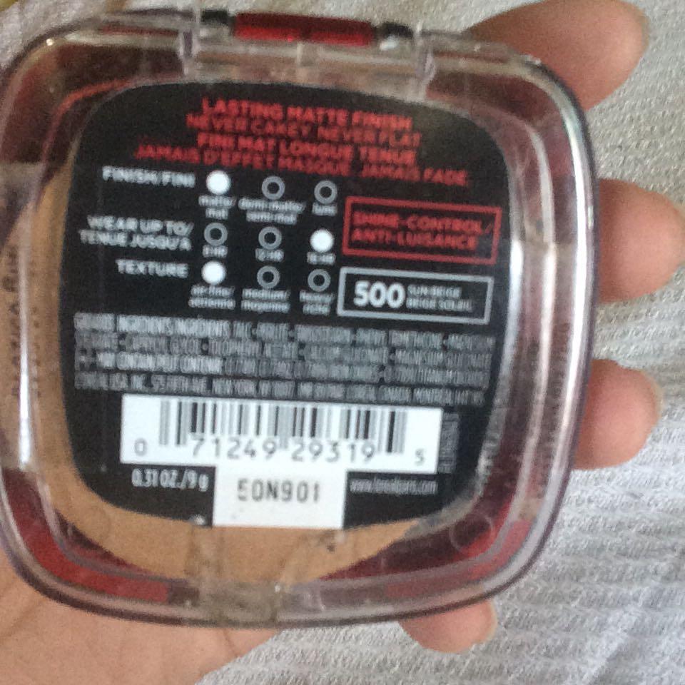 Loreal Foundation auth! (Category: Makeup) located in Malolos. Submitted by prelovedbyjoyceleste (Listing ID 191073111, Image 3). Description: 60% left Shade: 500 sun beige .