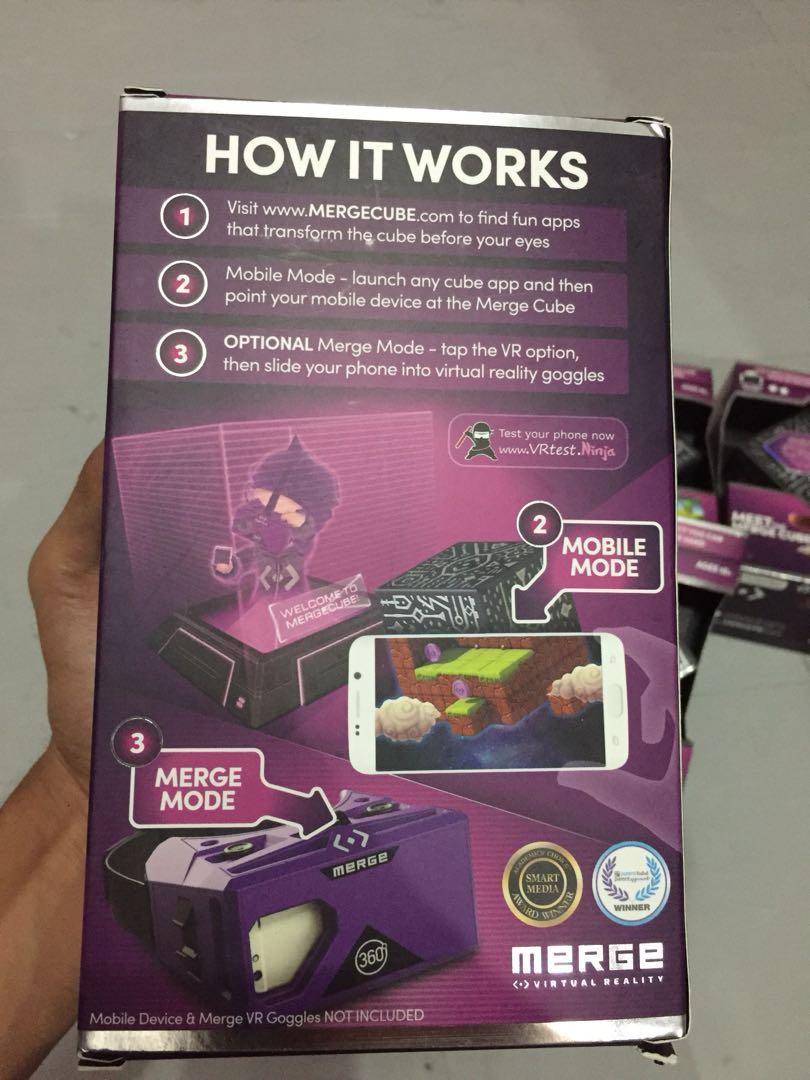Merge MERGE Cube - Hold a Hologram Award Winning AR Toy Kids - iOS Android  Phone Tablet Brings The Cube to Life, Free Games Every Purc, award winning  games for android 