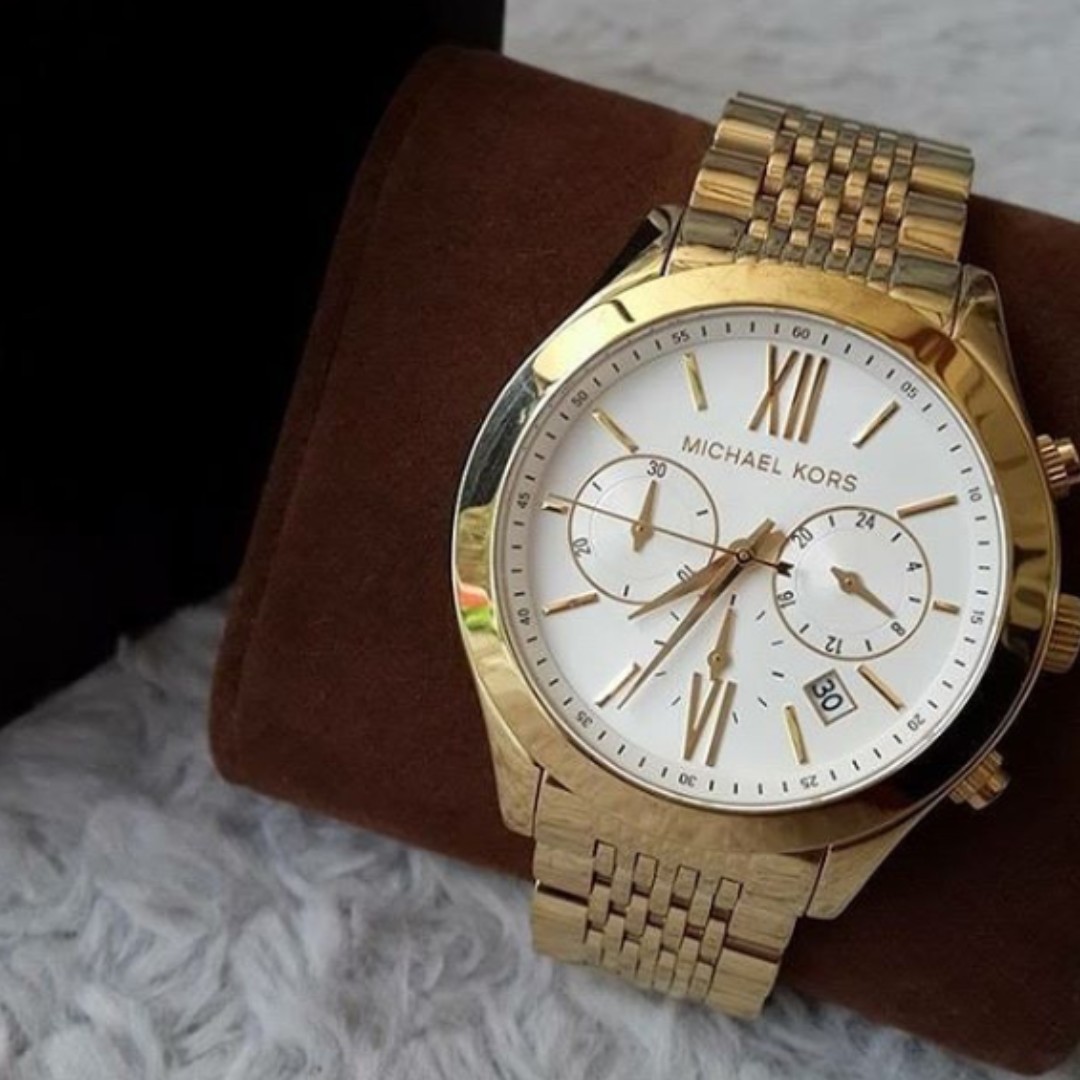 Michael Kors Brookton Chronograph Gold tone Men s Watch MK5762